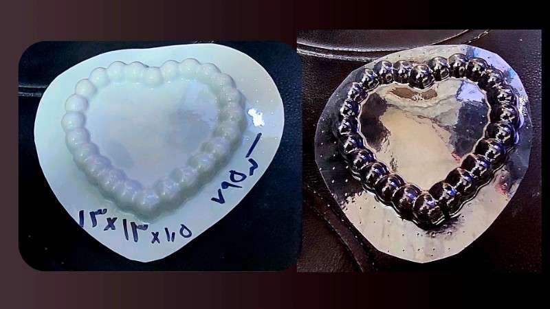 قالب طلقی قلب مرواریدی کد 795 - شفاف - تصویر 1 قالب طلقی قلب مرواریدی کد 795 - شفاف - تصویر 1