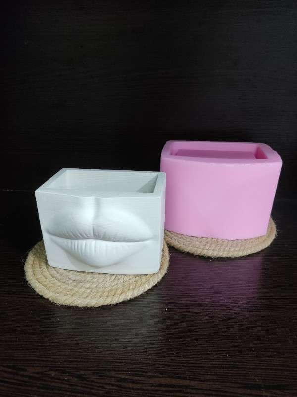 قالب سیلیکونی گلدان لب کد 5339 - سیلیکونی - تصویر 1 قالب سیلیکونی گلدان لب کد 5339 - سیلیکونی - تصویر 1