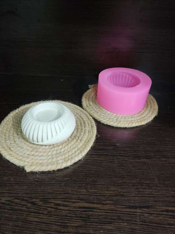 قالب سیلیکونی جای شمع کد 5091 - سیلیکونی - تصویر 1 قالب سیلیکونی جای شمع کد 5091 - سیلیکونی - تصویر 1